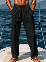 Variant image for Pantalon Homme Coton Décontracté Ajustement Lâche-19