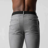 Eden | Pantalon Chino Homme Beige Slim-4