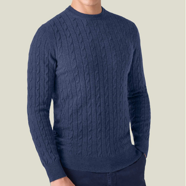 Étienne | Pull en Maille Torsadée