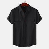 Homme | Chemise En Lin À Manches Courtes-2