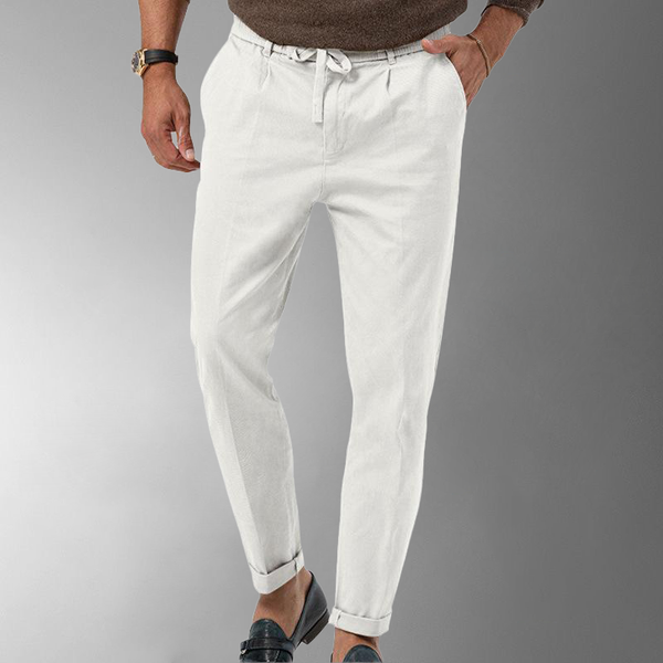 Eden | Pantalon en Lin Homme Confortable et Élégant-1