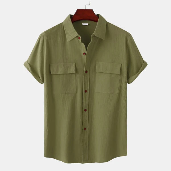 Variant image for Homme | Chemise En Lin À Manches Courtes-51