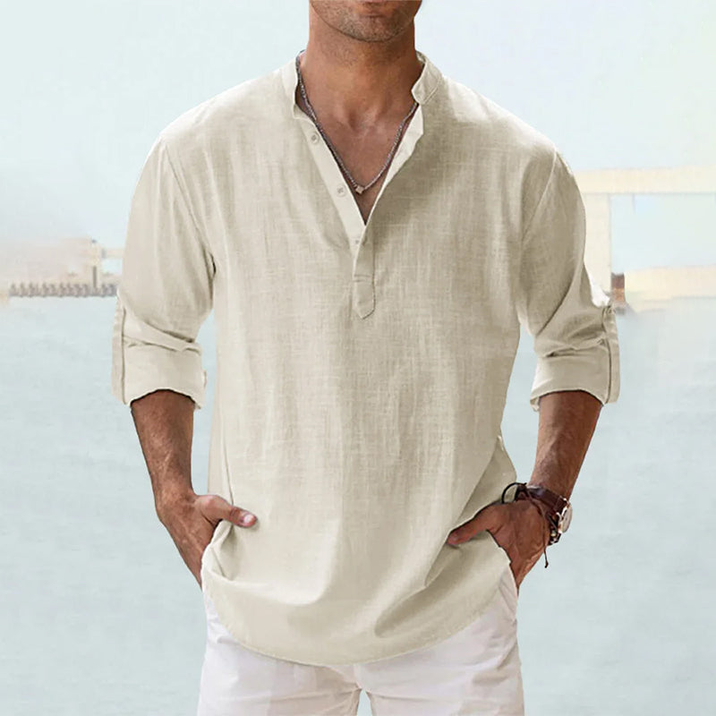 Variant image for Eden | Chemise En Lin Homme à Manches Longues-29
