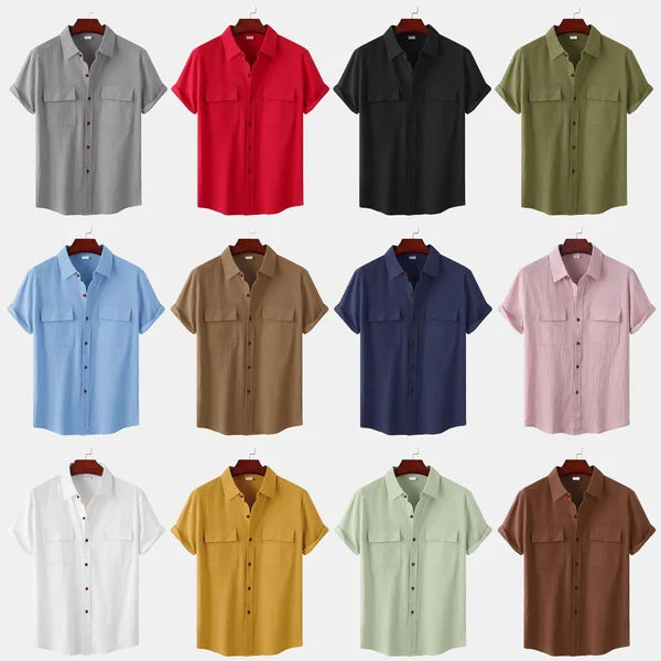 Léo | Chemise en Coton et Lin