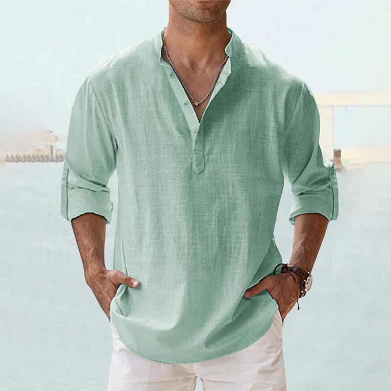 Variant image for Eden | Chemise En Lin Homme à Manches Longues-43