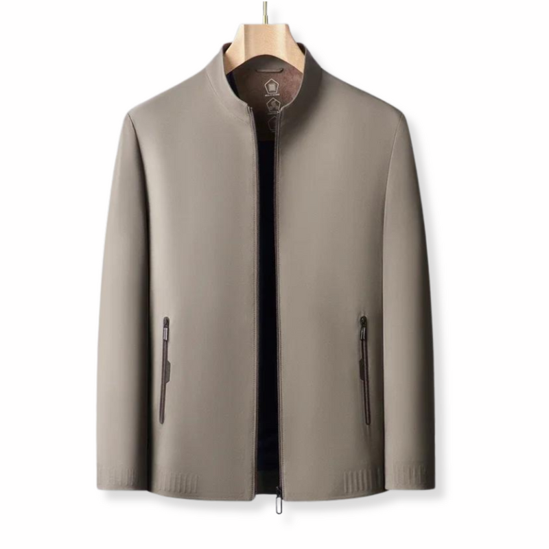 Veste Homme Tissu Léger Bomber Élégante Ajustement Sur Mesure-3