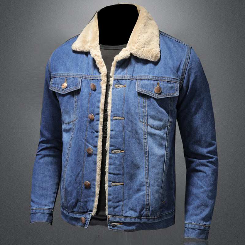 Daan | Veste d'hiver en fleece coupe-vent pour homme