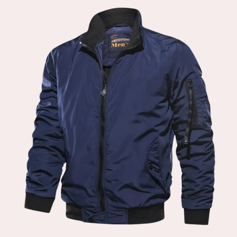 Variant image for Veste Bomber Coupe-Vent Élégante Homme-11