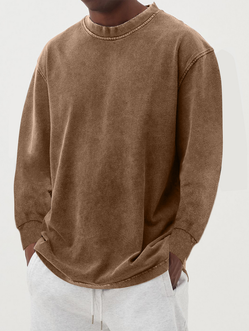 Rhodos | Pull à col rond pour hommes