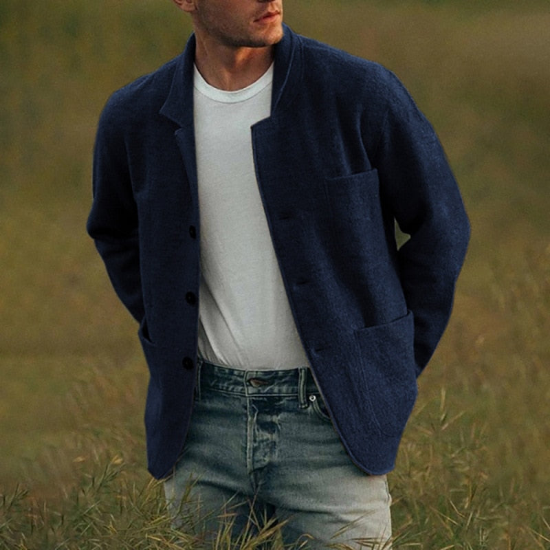 Gilet Élégant avec Fermeture à Boutons