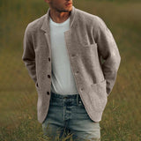 Gilet Élégant avec Fermeture à Boutons