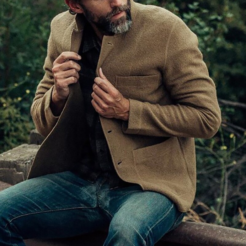 Gilet Élégant avec Fermeture à Boutons