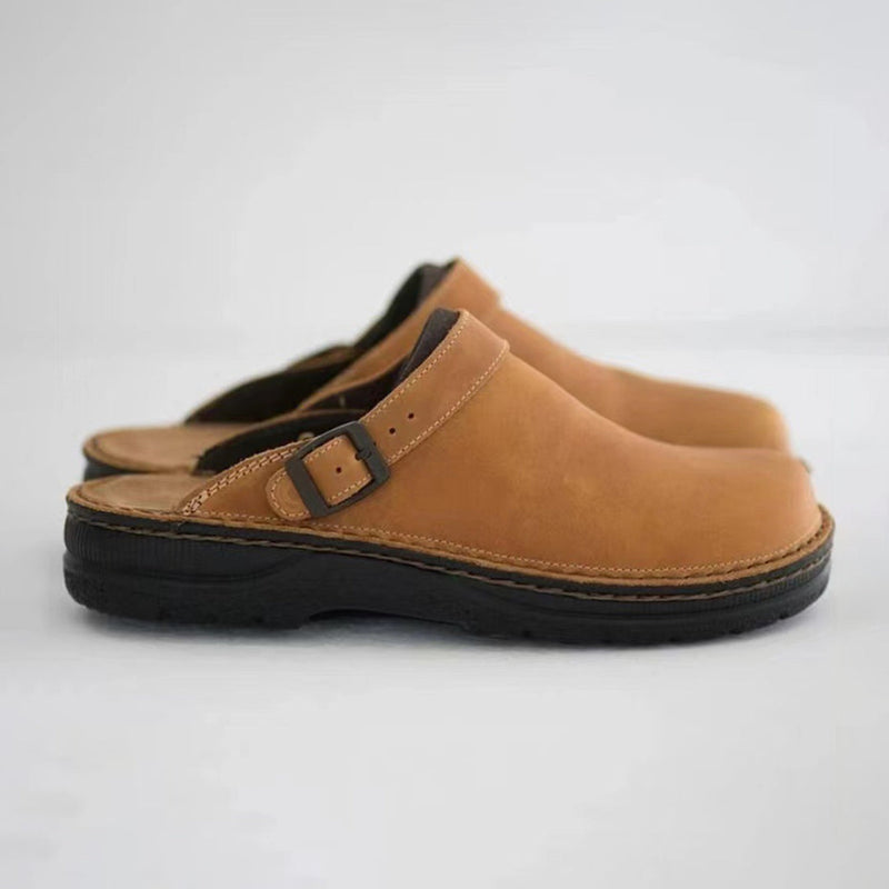 Benno | Pantoufles en cuir pour homme
