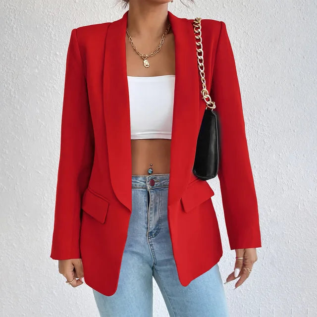 Variant image for Nienke | Blazer Élégant Noir Femme-36
