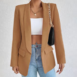 Variant image for Nienke | Blazer Élégant Noir Femme-22