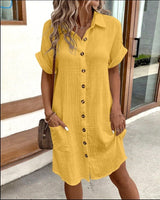 Mélanie｜Robe Chemise Confortable