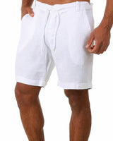 Variant image for Shorts en Lin pour Hommes Casual-9