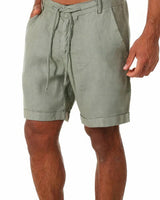 Shorts en Lin pour Hommes Casual-3