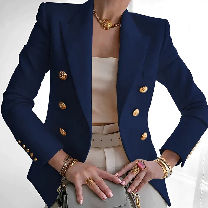 Variant image for Blazer Femme Tissu Haut de Gamme Élégant-33