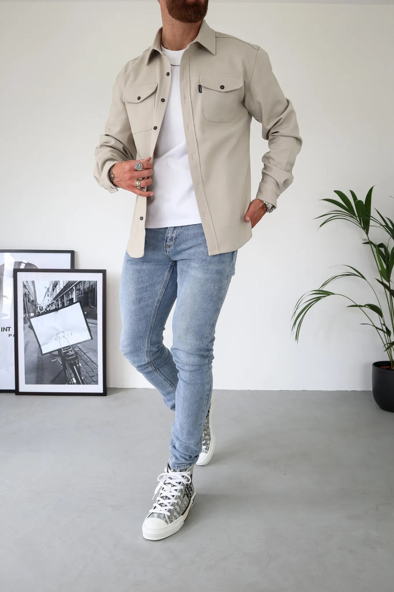 Daan | Veste-chemise moderne homme