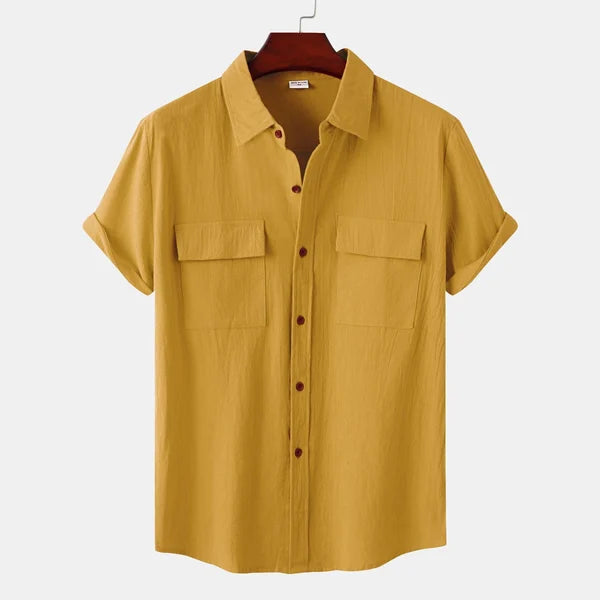 Variant image for Homme | Chemise En Lin À Manches Courtes-36