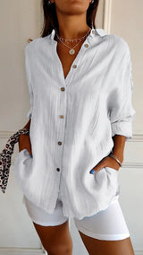 Élise | Blouse Élégante et Confortable