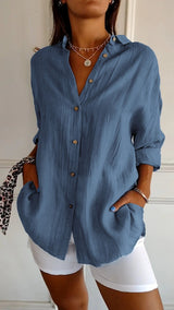 Élise | Blouse Élégante et Confortable