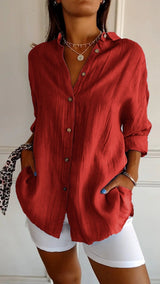 Élise | Blouse Élégante et Confortable