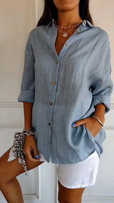 Élise | Blouse Élégante et Confortable