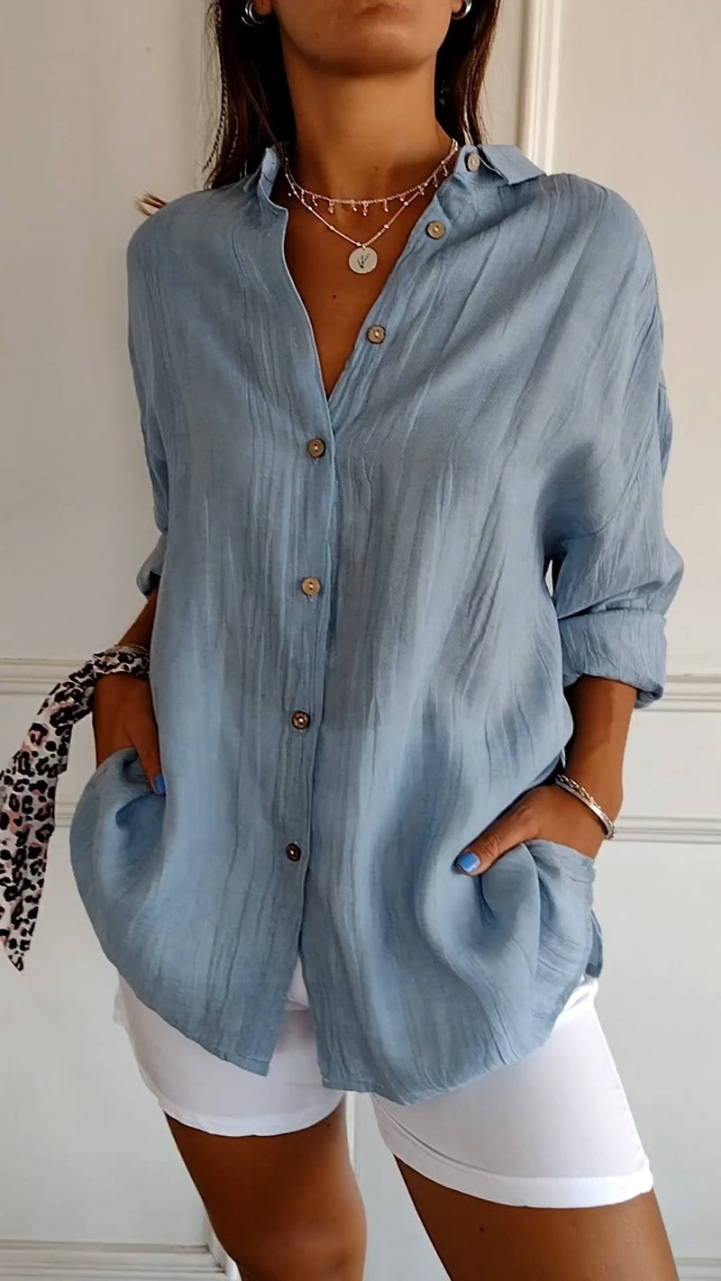 Élise | Blouse Élégante et Confortable