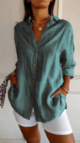 Élise | Blouse Élégante et Confortable