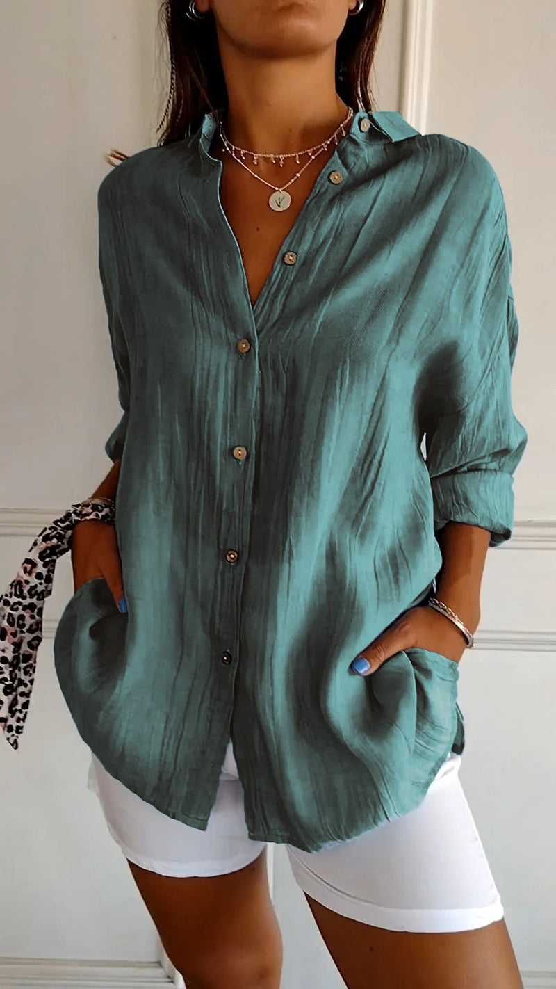 Élise | Blouse Élégante et Confortable