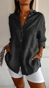 Élise | Blouse Élégante et Confortable