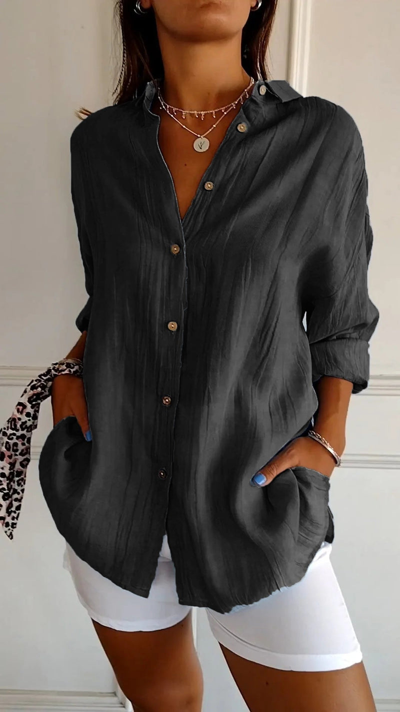 Élise | Blouse Élégante et Confortable