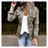 Veste Femme Tissu Moderne avec Poches Fonctionnelles-3